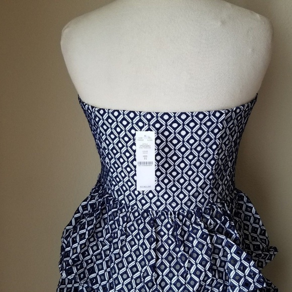 NWT White House Black Market Strapless Tier Dress - Picture 8 of 8